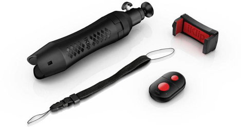 IK Multimedia iKlip Grip Pro Szelfibot 9.1 cm 1/4 col Fekete Bluetooth 2. kép