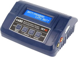 SKYRC e680 Modell multifunkciós töltő 8 A LiPolimer, LiFePO, Lítiumion, LiHV, NiMH, NiCd, Ólom