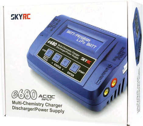 SKYRC e680 Modell multifunkciós töltő 8 A LiPolimer, LiFePO, Lítiumion, LiHV, NiMH, NiCd, Ólom 4. kép