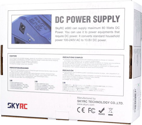 SKYRC e680 Modell multifunkciós töltő 8 A LiPolimer, LiFePO, Lítiumion, LiHV, NiMH, NiCd, Ólom 6. kép