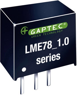 Gaptec 10070822 DC/DC feszültségváltó, nyák 24 V/DC 3.3 V/DC 1 A 3.3 W Kimenetek száma: 1 x Tartalom