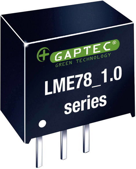 Gaptec 10070822 DC/DC feszültségváltó, nyák 24 V/DC 3.3 V/DC 1 A 3.3 W Kimenetek száma: 1 x Tartalom