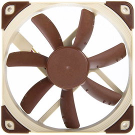 Noctua NF-S12A ULN Számítógépház ventilátor Barna, Bézs (Sz x Ma x Mé) 120 x 120 x 25 mm