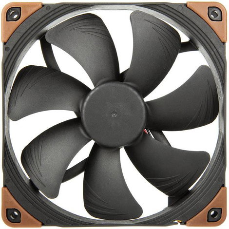 Noctua NF-A14 industrialPPC-3000 PWM Számítógépház ventilátor Fekete, Fehér (Sz x Ma x Mé) 140 x 140