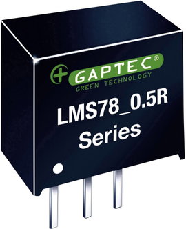 Gaptec 10020401 DC/DC feszültségváltó, nyák 24 V/DC 9 V/DC 500 mA 4.5 W Kimenetek száma: 1 x Tartalo