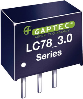 Gaptec 10020073 DC/DC feszültségváltó, nyák 12 V/DC 3.3 V/DC 3 A 9.9 W Kimenetek száma: 1 x Tartalom