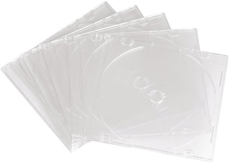Hama CD tok, slim 00011521 1 CD/DVD/Blu-Ray Átlátszó Polisztirol 20 db 2. kép