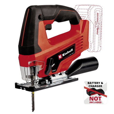 Einhell TC-JS 18 Li - Solo Akkus beszúrú fűrész 4321209 Tartozékokkal, akku nélkül, töltő nélkül 18  7. kép