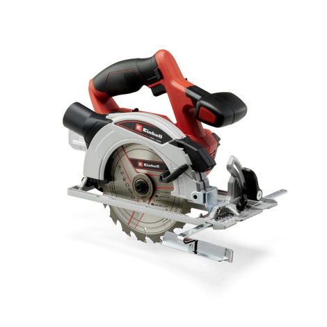 Einhell TE-CS 18/165-1 Li - Solo Akkus kézi körfűrész Vágási mélység max. (90°) 54 mm akku nélkül, V