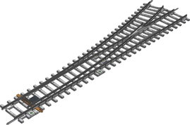 H0 Piko A sín 55170 Váltó, balos 239 mm 1 db