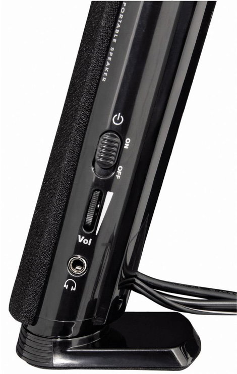 Hama 2.0 Számítógép hangszóró Vezetékes 2.5 W Fekete 3. kép