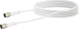 Schwaiger Antennák, SAT Csatlakozókábel [1x F-Quick dugó - 1x F-Quick dugó] 5.00 m 10 dB Négyszeres 