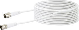 Schwaiger Antennák, SAT Csatlakozókábel [1x F-Quick dugó - 1x F-Quick dugó] 10.00 m 10 dB Négyszeres