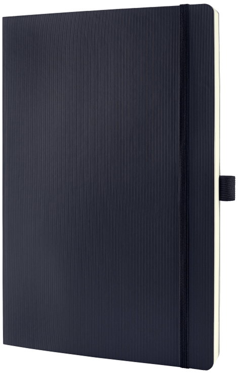 Sigel CONCEPTUM® CO308 Jegyzettömb Pontozott vonalzás (pontozott kockás) Fekete Lapok száma: 97 DIN  2. kép