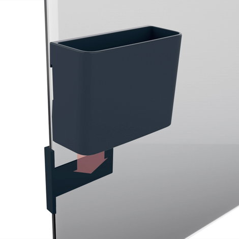Sigel GL802 GL802 Táblafilc tartó, mágneses csíptetővel (Sz x Ma x Mé) 120 x 94 x 51 mm Antracit 10. kép