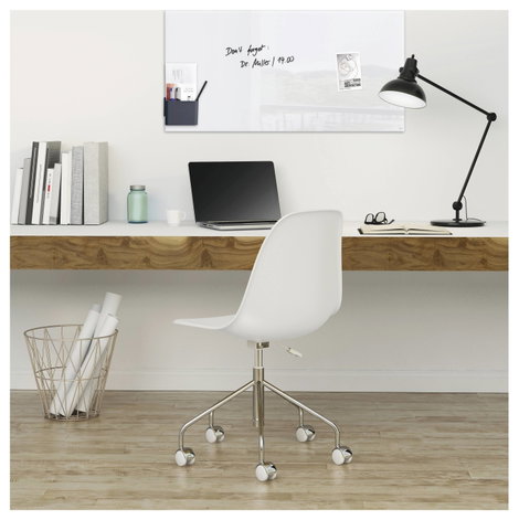 Sigel GL802 GL802 Táblafilc tartó, mágneses csíptetővel (Sz x Ma x Mé) 120 x 94 x 51 mm Antracit 2. kép