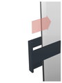Sigel GL802 GL802 Táblafilc tartó, mágneses csíptetővel (Sz x Ma x Mé) 120 x 94 x 51 mm Antracit 8. bélyegkép
