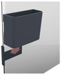 Sigel GL802 GL802 Táblafilc tartó, mágneses csíptetővel (Sz x Ma x Mé) 120 x 94 x 51 mm Antracit 9. bélyegkép