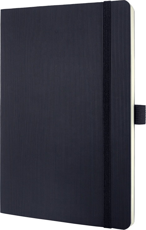 Sigel CONCEPTUM® CO309 Jegyzettömb Pontozott vonalzás (pontozott kockás) Fekete Lapok száma: 97 DIN  9. kép