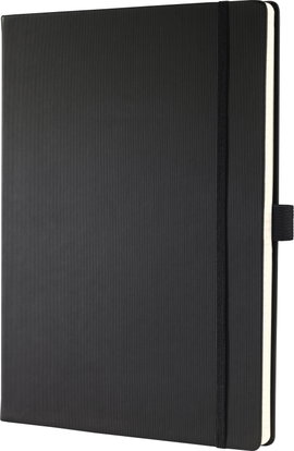 Sigel CONCEPTUM® CO108 Jegyzettömb Pontozott vonalzás (pontozott kockás) Fekete Lapok száma: 97 DIN 