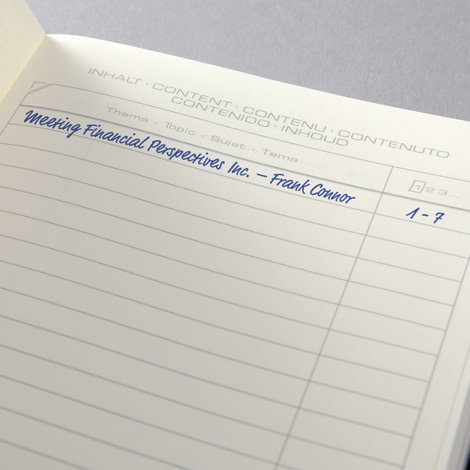 Sigel CONCEPTUM® CO108 Jegyzettömb Pontozott vonalzás (pontozott kockás) Fekete Lapok száma: 97 DIN  9. kép