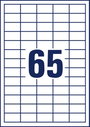 Avery-Zweckform 3666 Univerzális etikett 38 x 21.2 mm Papír Fehér 6500 db Véglegesen tapadó Tintasug 4. bélyegkép