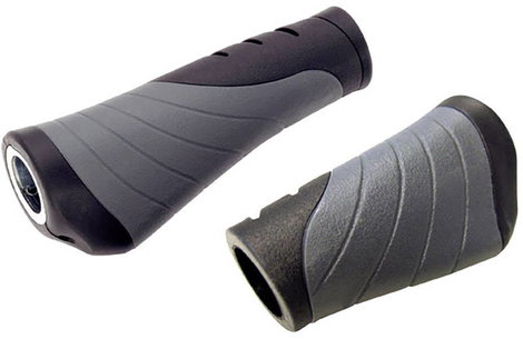 Allround D2 135/92 mm Kerékpár markolatok Szürke, Fekete