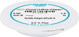 Felder Löttechnik ISO-Core Ultra Clear SAC305 Forrasztóón Tekercs Sn96,5Ag3Cu0,5 0.5 mm