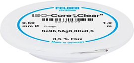 Felder Löttechnik ISO-Core Clear SAC305 Forrasztóón Tekercs Sn96,5Ag3Cu0,5 0.5 mm