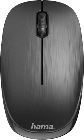 Hama MW-110 WLAN egér Rádiójel vezérlésű Optikai Fekete 3 Gombok 1000 dpi