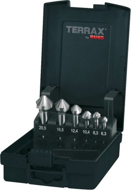 RUKO A102152RO Marófúró készlet 6 részes 6.3 mm, 8.3 mm, 10.4 mm, 12.4 mm, 16.5 mm, 20.5 mm HSS 1 ké