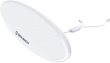 Oehlbach Scope Oval Aktív DVB-T/T2 laposantenna Beltér Fehér 3. kép