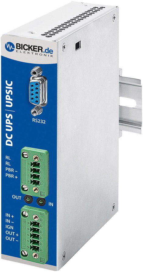 Bicker Elektronik UPSIC-2403D Ipari megszakításmentes tápegység berendezés (DIN rail) 2. kép