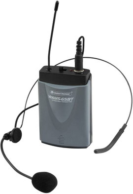 Omnitronic WAMS-65BT Headset Vezeték nélküli mikrofon készlet
