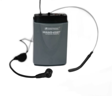 Omnitronic WAMS-65BT Headset Vezeték nélküli mikrofon készlet 2. kép