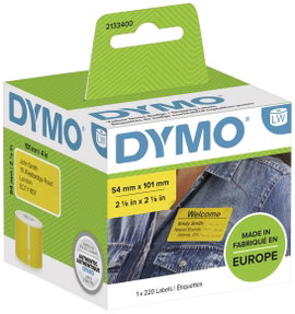 DYMO 101 x 54 mm Sárga 220 db 2133400 Csomagküldő etikett, Névtábla etikett