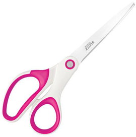 Leitz 5319-20-23 Univerzális olló Jobbkezes 205 mm Fehér-rózsaszín