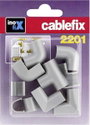 cablefix 127222 Kábelcsatorna Ütközös összekötő 10 db Szürke bélyegkép