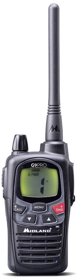 PMR/LPD kézi rádió adó-vevő készlet, Midland G9 Pro C1385