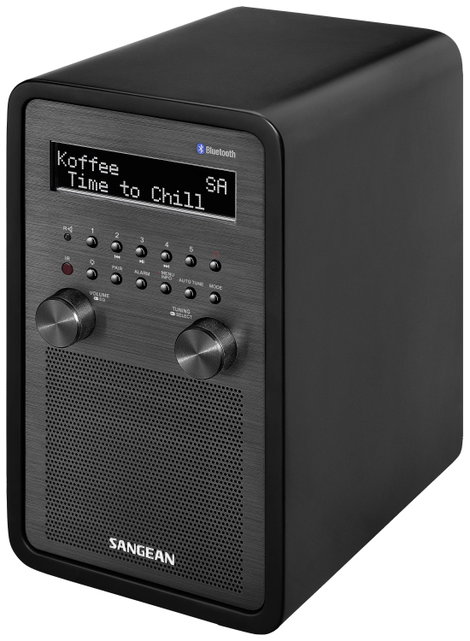 Sangean DDR-60 Asztali rádió DAB+, DAB, URH AUX, Bluetooth®, NFC Táviránytóval, Ébresztő funkció Fek 2. kép