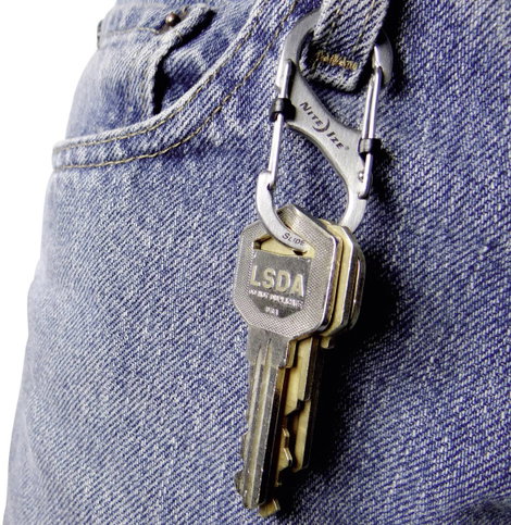 NITE Ize NI-LSB2-11-R3 Karabíner SideLock S-Biner 2 50 mm x 22 mm x 8 mm 1 db 2. kép