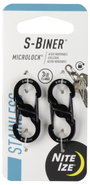 NITE Ize NI-LSBM-01-2R3 Karabíner MicroLock S-Biner 2 35 mm x 15 mm x 7 mm 2 db 2. bélyegkép