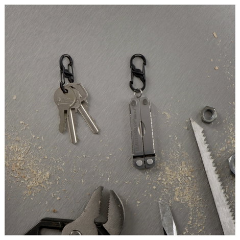 NITE Ize NI-LSBM-01-2R3 Karabíner MicroLock S-Biner 2 35 mm x 15 mm x 7 mm 2 db 6. kép