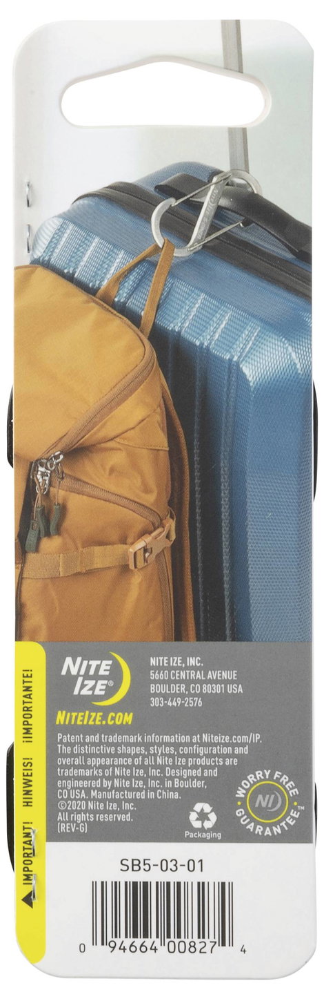 NITE Ize NI-SB5-03-01 Karabíner S-Biner Gr. 5 111 mm x 49 mm 1 db 5. kép