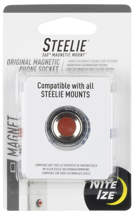 NITE Ize Steelie Magnetische Gelenkfassung Öntapadó lap Autós mobiltelefon tartó 3. kép