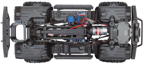 Traxxas TRX4 1:10 Brushed RC modellautó Elektro Crawler 4WD építőkészlet 2,4 GHz 5. kép