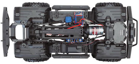Traxxas TRX4 1:10 Brushed RC modellautó Elektro Crawler 4WD építőkészlet 2,4 GHz 9. kép
