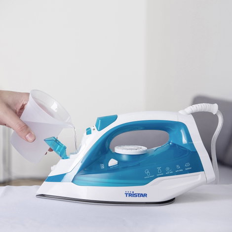 Tristar ST-8320 Gőzölős vasaló Fehér, Kék 2600 W 3. kép