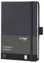 Sigel CONCEPTUM® CO131 Jegyzettömb kockás Fekete Lapok száma: 97 DIN A6 4. bélyegkép