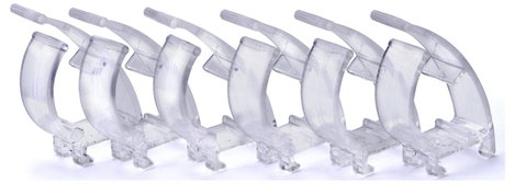 Swissinno 1 238 001K Spike-Clips Rögzítőkapocs Alkalmas Swissinno Taubenabwehr-Spikes 6 db 2. kép